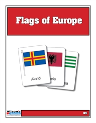 Flags of Europe Three Part Cards (PDF File)