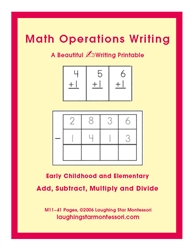 Montessori Materials - Math Operation Master (Print)