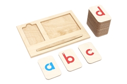 Wooden Raised Alphabet Tiles - Print