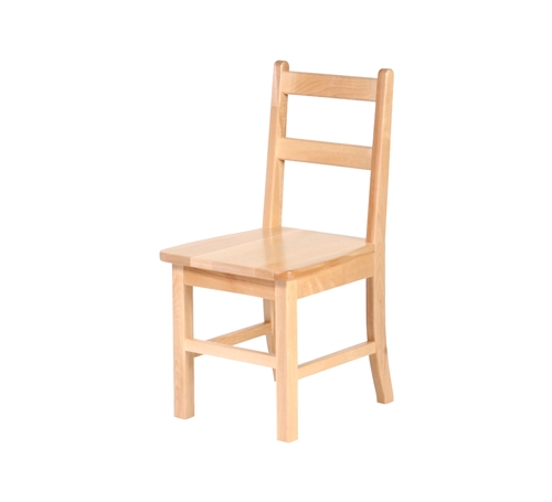 Solid Birch Classroom Chair 14" High