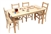 24" x 48" Solid Birch Classroom Table (Laminate Top) - Rectangular