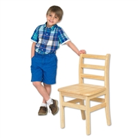 14” 3 Rung Ladderback Chair