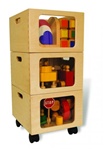 Mobile Toy Storage Tower