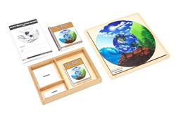 Earth’s System of Four Spheres Puzzle with Nomenclature Cards (6-9)
