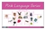 Montessori Pink Language Series (D'Nealian Font)