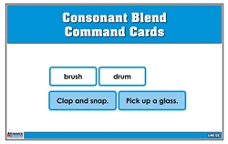 Consonant Blend Command Cards