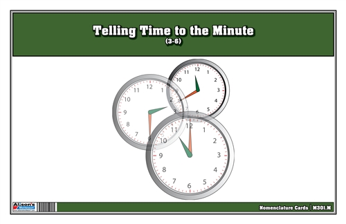 Telling Time to the Minute