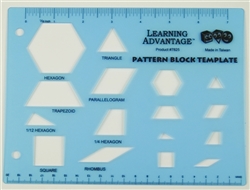Montessori Materials: Pattern Block Template