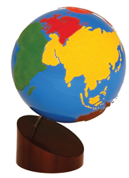 Parts of the World Sandpaper Globe (Premium Quality)