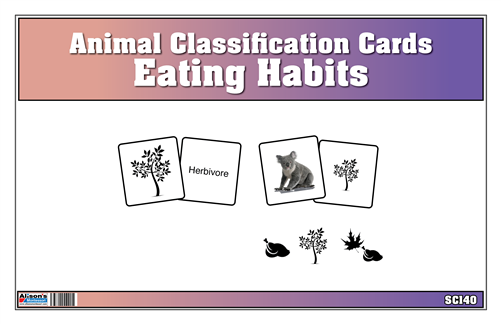 Animal Classification Cards: eating habits
