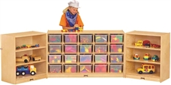 Montessori Materials - 20 Tray Tripple Fold-N-Lock