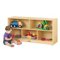 Montessori Materials - Toddler Single Mobile Storage Unit - 18" Deep