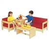 Montessori Materials - Living Room 4 Piece Set - Red