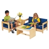 Montessori Materials - Living Room 4 Piece Set - Blue
