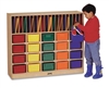 Montessori Materials- Classroom Organizer - with Clear Cubbie-Trays