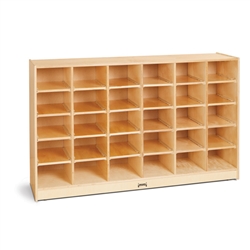 Montessori Materials - 30 Cubbie-Tray Mobile Storage - without Trays