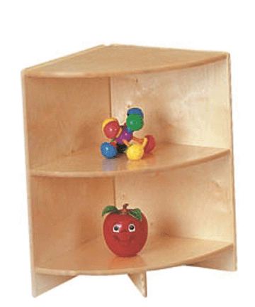 Montessori Materials Corner Storage Shelves