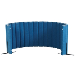Quiet Divider® with Sound Sponge® 30" x 10' Wall – Blueberry