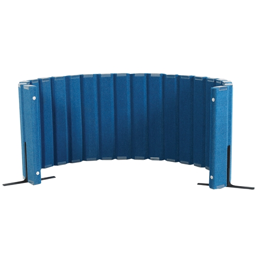 Quiet Divider® with Sound Sponge® 30" x 10' Wall – Blueberry