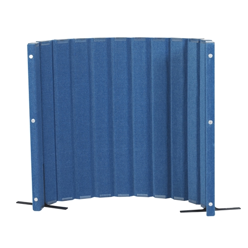 Quiet Divider® with Sound Sponge® 48" x 6' Wall – Blueberry