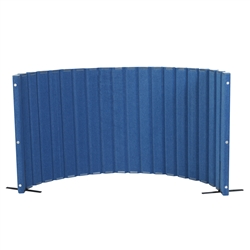 Quiet Divider® with Sound Sponge® 48" x 10' Wall – Blueberry