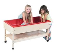 Sand and Water Table With Shelf