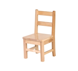 Solid Birch Classroom Chair 18" High
