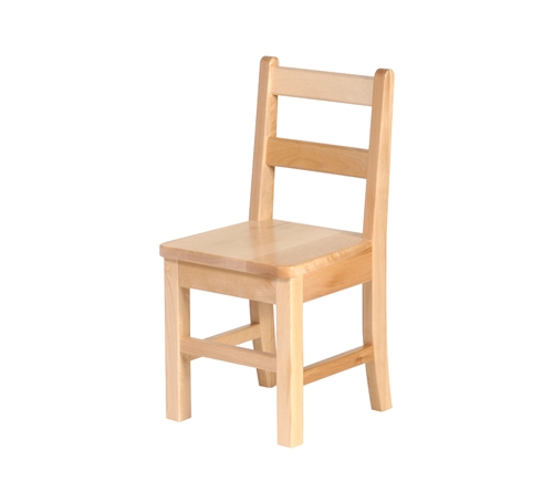 Solid Birch Classroom Chair 12" High