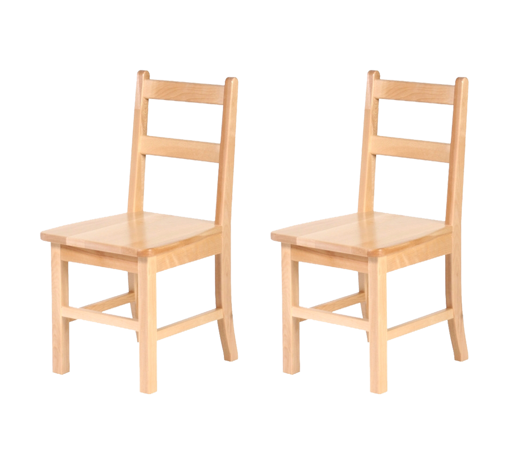 Solid Rubber-wood Classroom Chairs 14