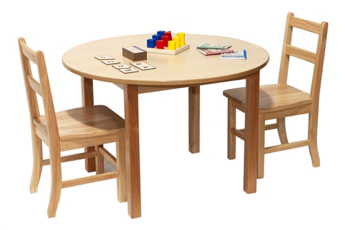Solid Maple Classroom Table (30" Round)