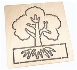 Montessori Materials: Parts of a Tree Puzzle Template