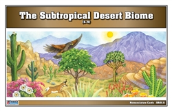 Subtropical Desert Biome Nomenclature Cards (6-9)
