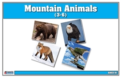 Mountain Animals Nomenclature Cards (Printed)