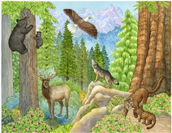 Biome Charts - Temperate Coniferous Forest Biome