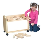 Montessori Materials: School Supply Block Cart