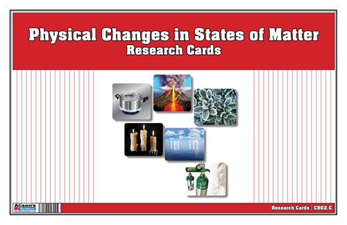 Changes in States of a Matter Supplement Materials