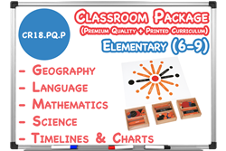 Premium Quality Lower Elementary Classroom (6-9) with Curriculum Materials