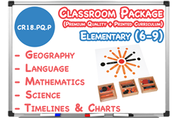 Premium Quality Lower Elementary Classroom (6-9) with Curriculum Materials