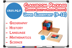 Upper Elementary Classroom (9-12) - Printed Curriculum & Premium Quality Material