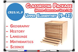 Upper Elementary Classroom (9-12) - Printed Curriculum & Value Line Material