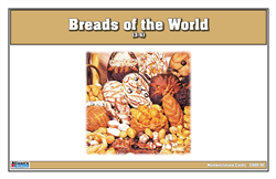 Breads of the World Nomenclature Cards (3-6) (Printed)