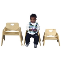 6” Stackable Wooden Toddler Chair