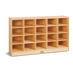 Montessori Materials - 20 Cubbie-Tray Mobile Storage - without Trays