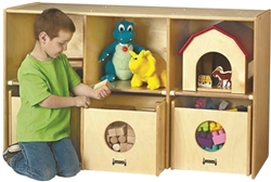 Montessori Materials- See-n-Wheel Shelf