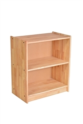 24" x 14" x 30" Solid Rubberwood Shelf with Back