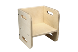 Infant Cube Chair - Rubberwood