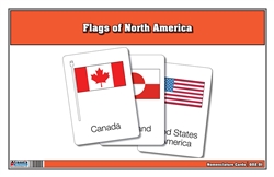 Flags of North America Nomenclature Cards (Printed)