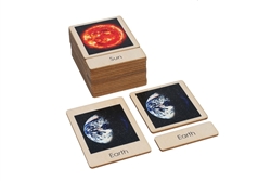 The Solar System Wooden Nomenclature Cards (3-6)
