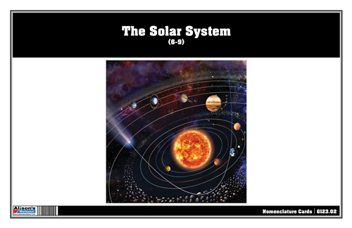 The Solar System Nomenclature Cards (6-9)