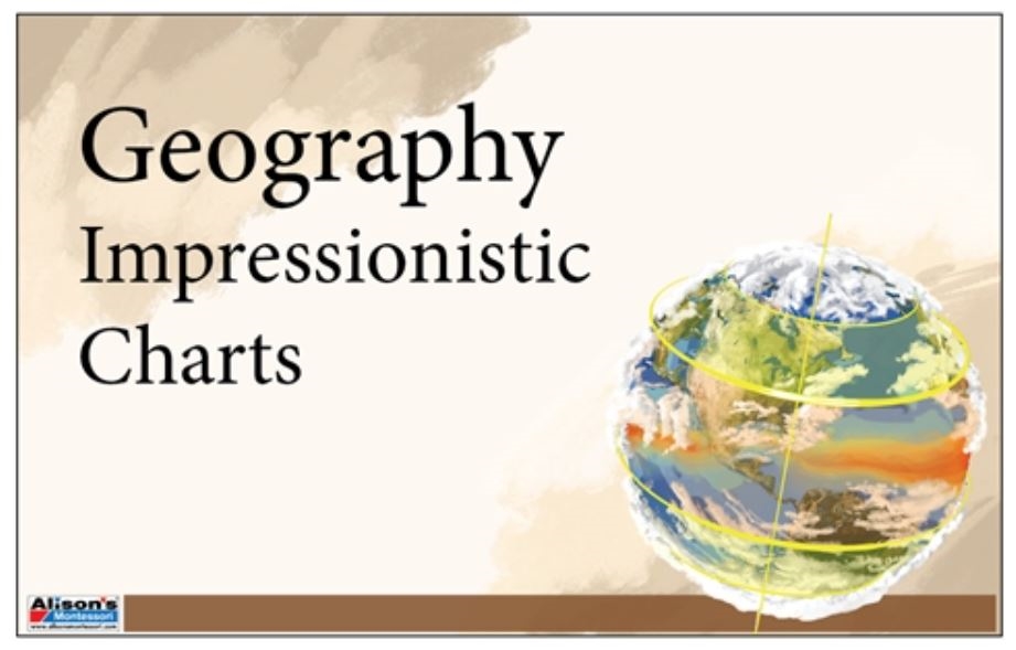 Montessori: Geography Impressionistic Charts